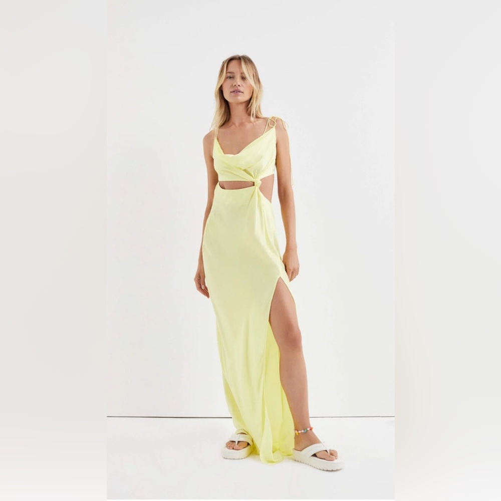 for love and lemons kyra cut out maxi dress